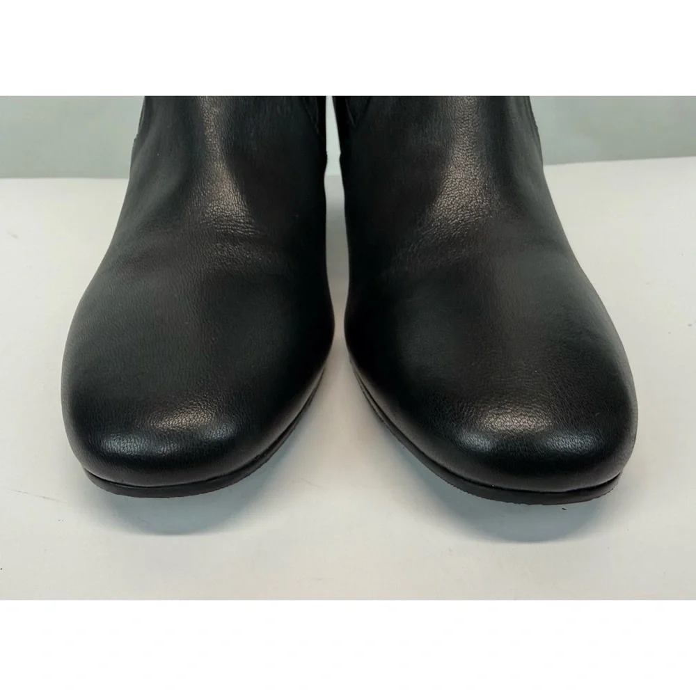 New Stuart Weitzman Tieland Over The Knee Boot Black Leather Sz 10